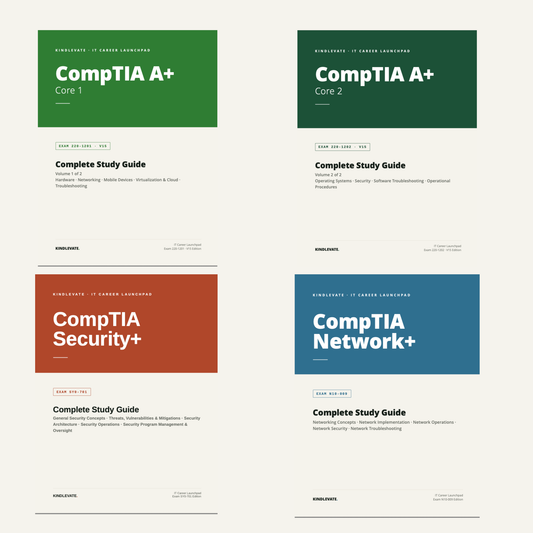 IT Career Launchpad: Pass CompTIA A+, Network+ & Security+